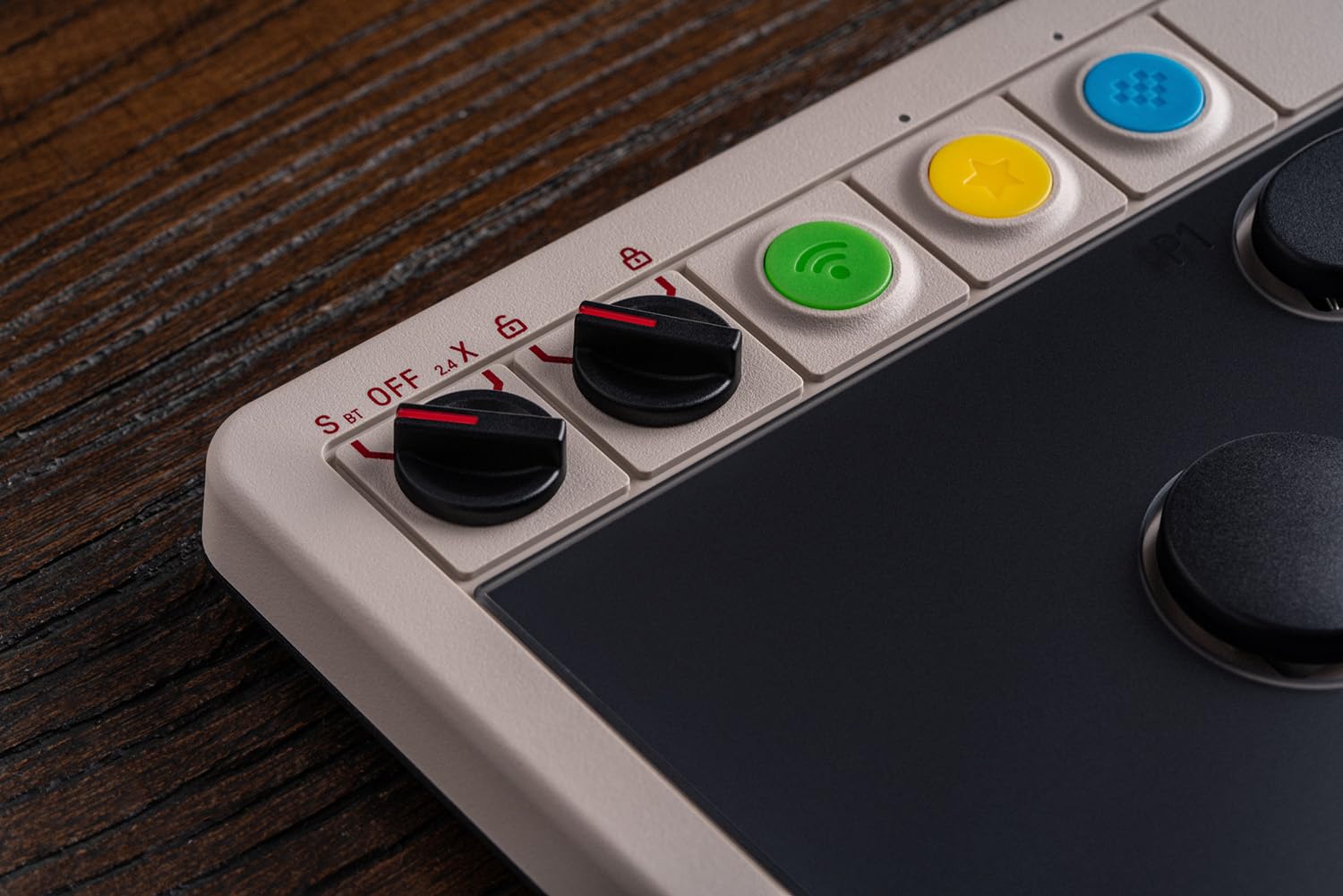 8BitDo All-Button Arcade Controller for Switch/Switch 2 & Windows – Bluetooth, 2.4G, Wired Connectivity, Low-profile Mechanical Switches, 4 Programmable Buttons, Hot-swappable PCB