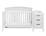 Graco Benton 5-in-1 Convertible Crib – GREENGUARD Gold Certified, Converts from Baby Crib to Toddler Bed, Daybed and Full-Size Bed, Fits Standard Full-Size Crib Mattress (White)
