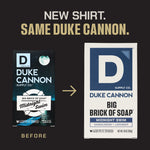 Duke Cannon Big Brick of Soap – Sandalwood + Lavender Scent – Large Triple-Milled Bar Soap for Men, Long-Lasting, Moisturizing with Natural Oils, Supports U.S. Veterans, Midnight Swim (10 oz.)