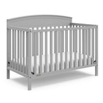 Graco Benton 5-in-1 Convertible Crib – GREENGUARD Gold Certified, Converts from Baby Crib to Toddler Bed, Daybed and Full-Size Bed, Fits Standard Full-Size Crib Mattress (White)