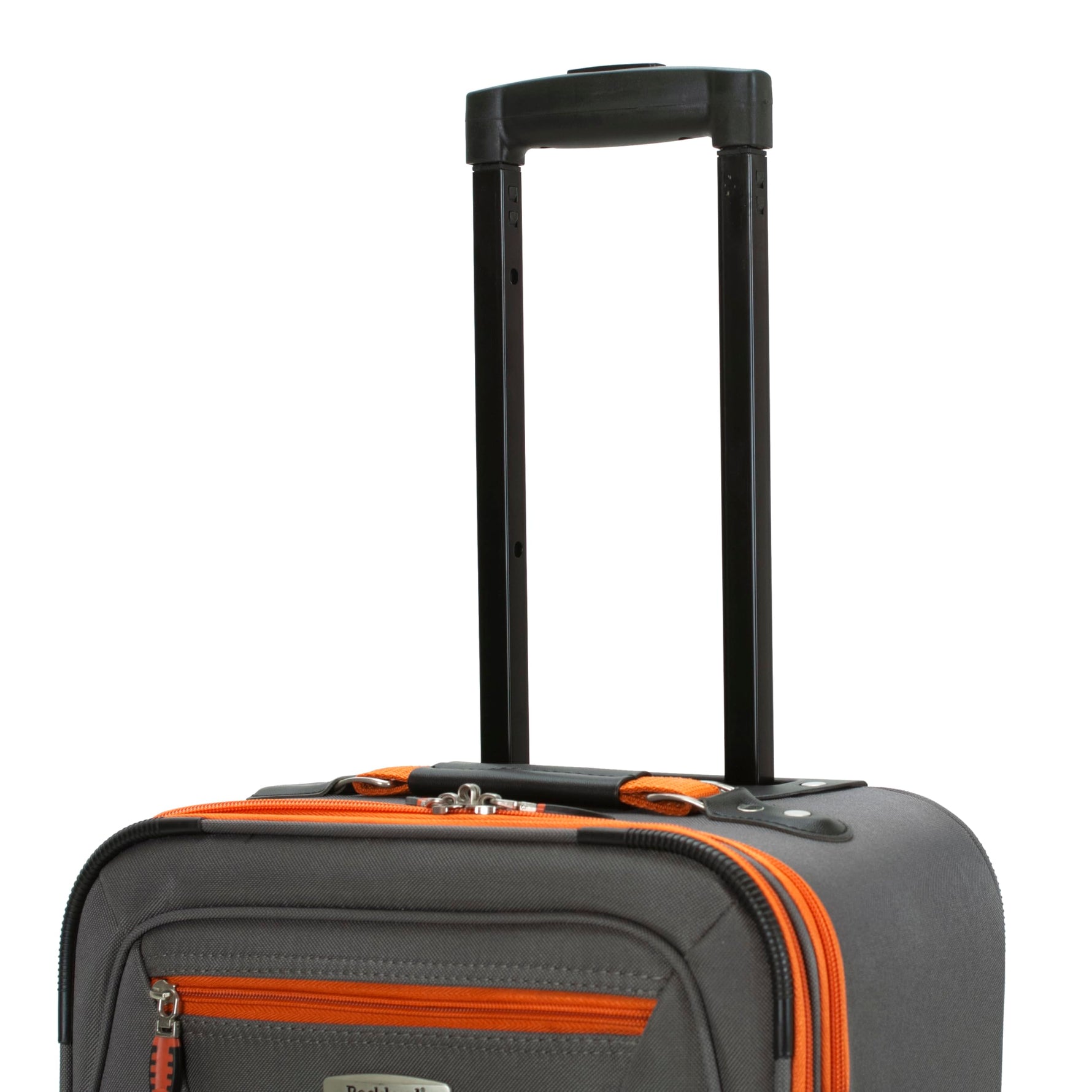 Rockland Pasadena Expandable Spinner Carry-on 19", Black