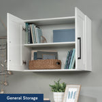 Sauder Homeplus Hanging Cabinet, White Finish