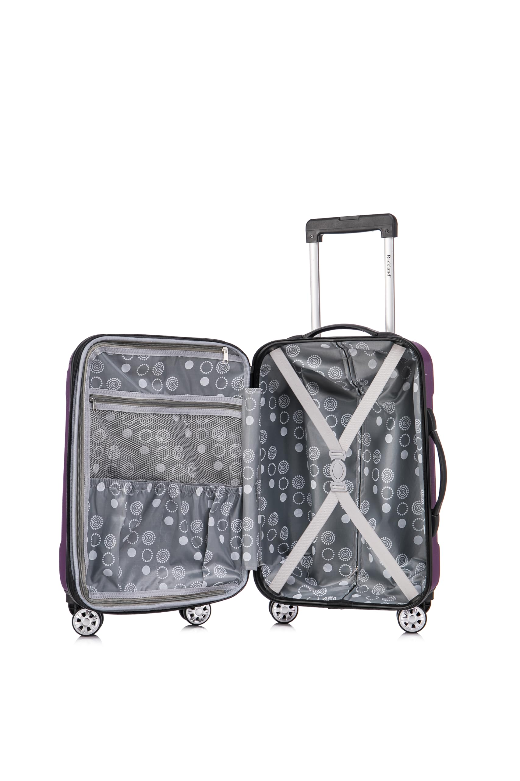 Rockland London Hardside Spinner Wheel Luggage, Carry-On 20", Mint