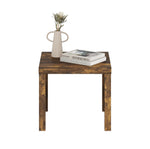 Furinno Classic Homey Square Parsons Side End Table, 1-Pack, Black
