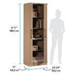 Sauder HomePlus Storage Cabinet/ Pantry cabinets, Dakota Oak finish