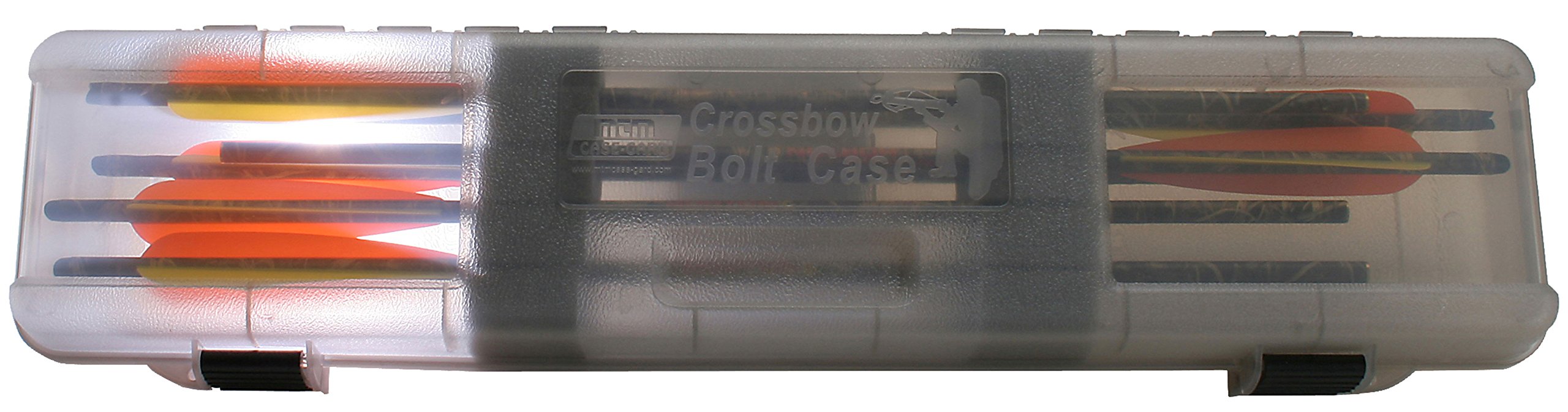 MTM BHCB-41 Crossbolt Case, Holds 12 Bolts up to 23", USA Made, Clear Smoke