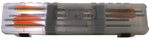 MTM BHCB-41 Crossbolt Case, Holds 12 Bolts up to 23", USA Made, Clear Smoke