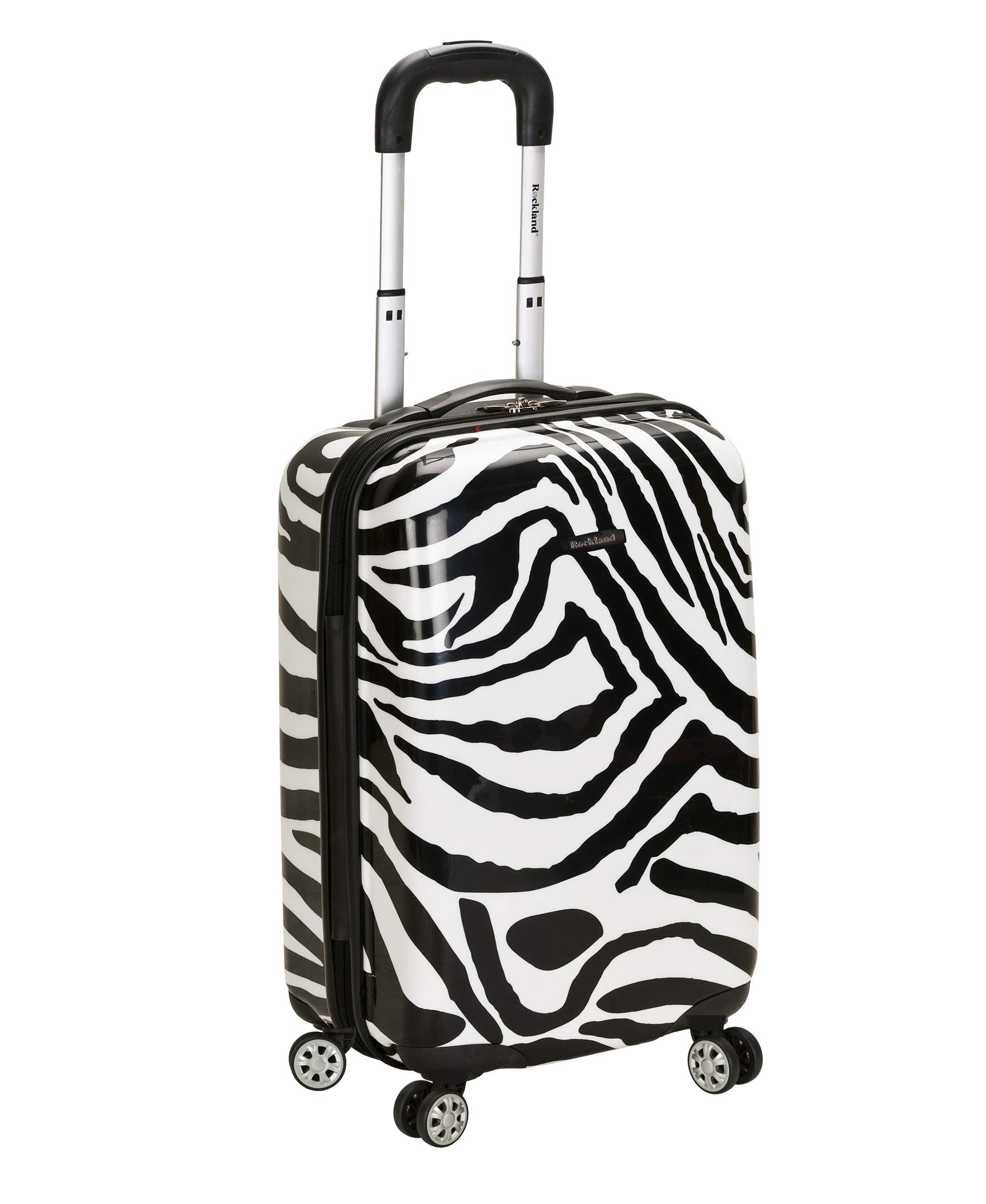 Rockland Safari Hardside Spinner Wheel Luggage, CAMO, Carry-On 20"