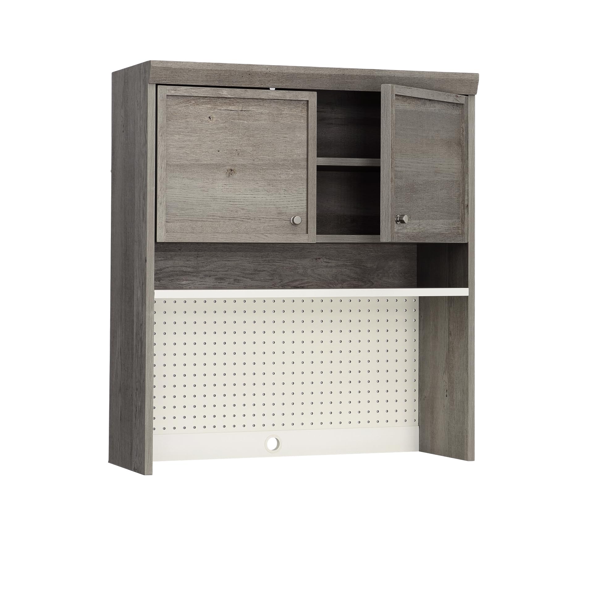 Sauder Craft Pro Series Hutch, Mystic Oak Finish