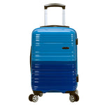 Rockland Melbourne Hardside Expandable Spinner Wheel Luggage, Checked Large 28", Black