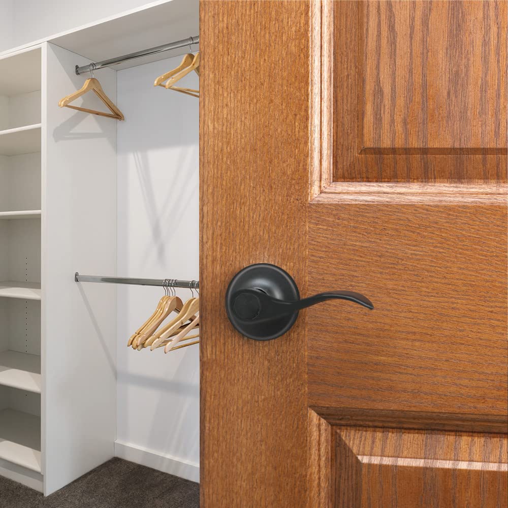 Design House 700534 Springdale Privacy Bed and Bath Door Lever Oil Rubbed Bronze