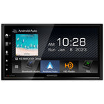 KENWOOD DMX809S eXcelon 6.95-Inch Capacitive Touch Screen, Car Stereo, Wireless and Wired CarPlay and Android Auto, Bluetooth, AM/FM HD Radio, MP3 Player, USB Port, Double DIN, 13-Band EQ, SiriusXM