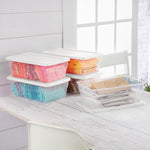Sterilite 12-Pack 6 Quart Storage Boxes, Stackable Clear Plastic Bins with Snap-On Lids – Heavy-Duty Organizing Containers for Closet, Bathroom, and Office