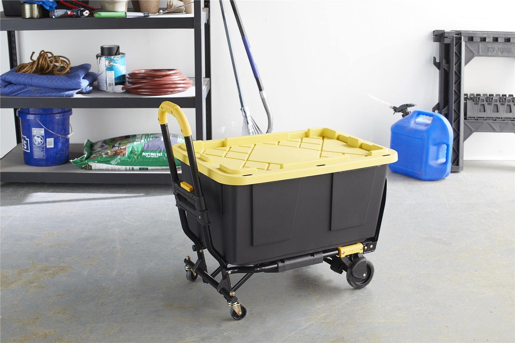 COSCO Shifter Multi-Position Folding Hand Truck and Cart, 300 lb. Weight Capacity, Green, 12222PBG1E