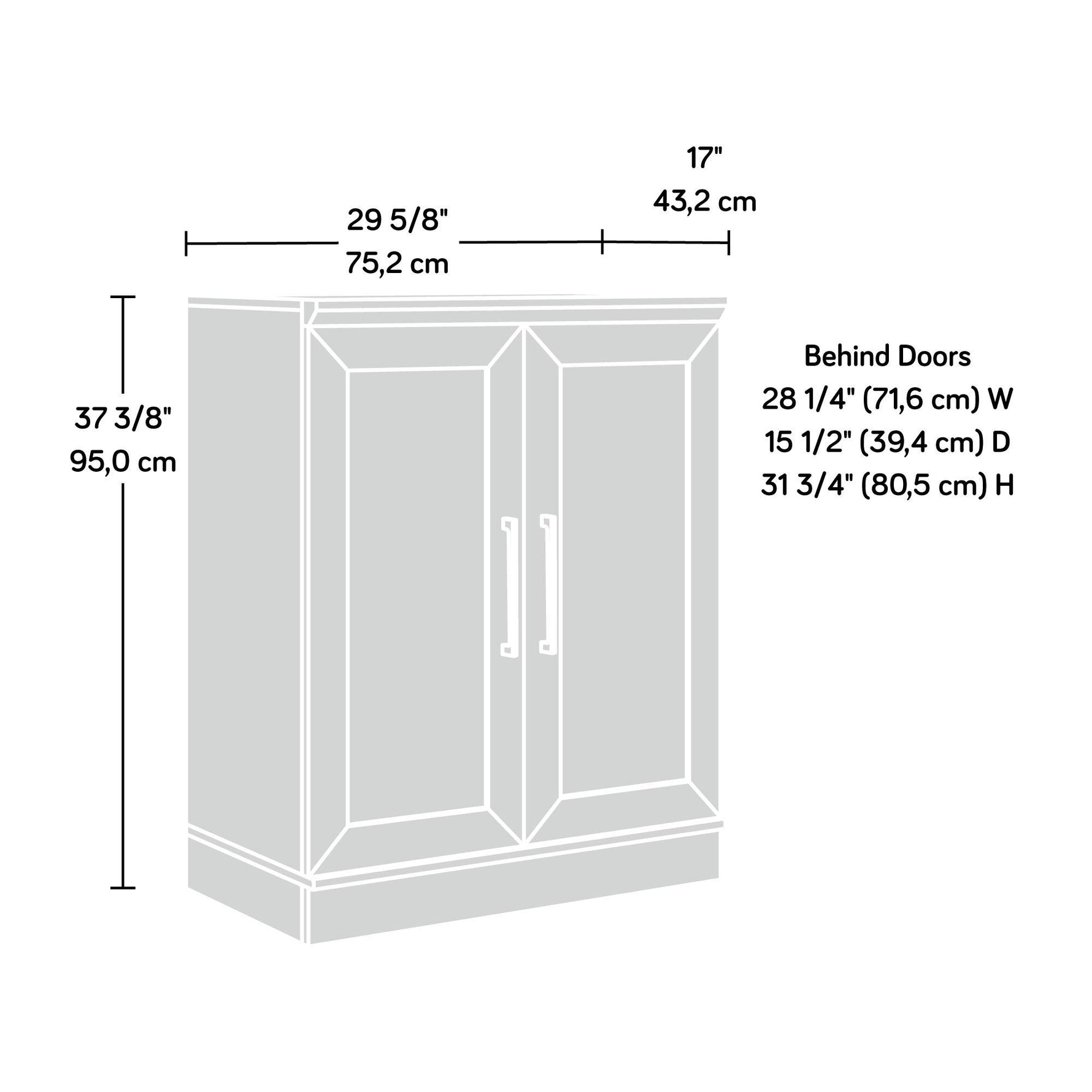 Sauder HomePlus Base Cabinet/ Pantry cabinets, Dakota Oak finish