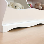 Sauder Pogo Toy Storage Chest Organizer, Kids Bookcase, Toy Box Bin for Bedroom, Living Room, in Soft White finish