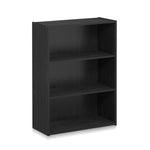 Furinno PASIR Book Shelf, 3-Tier Bookshelf, Storage Shelves Bookcase, 9.7 x 23.7 x 31.5, for Living Room, Bedroom, Home Office, Plain White
