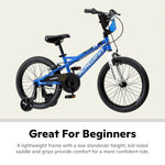 Schwinn Koen Bike, 16 Inch Bike for Kids Ages 3-7, SmartStart Ergonomic Design for Kids, Adjustable Seat Grows with your Child, Rear Coaster Brake and Front Caliper Brake, Training Bicycle