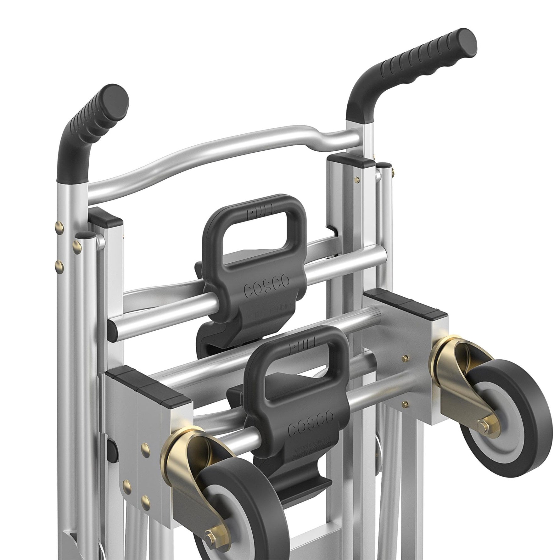 Cosco 3-in-1 Folding Series Hand Truck/Cart/Platform Cart with Flat-Free Wheels