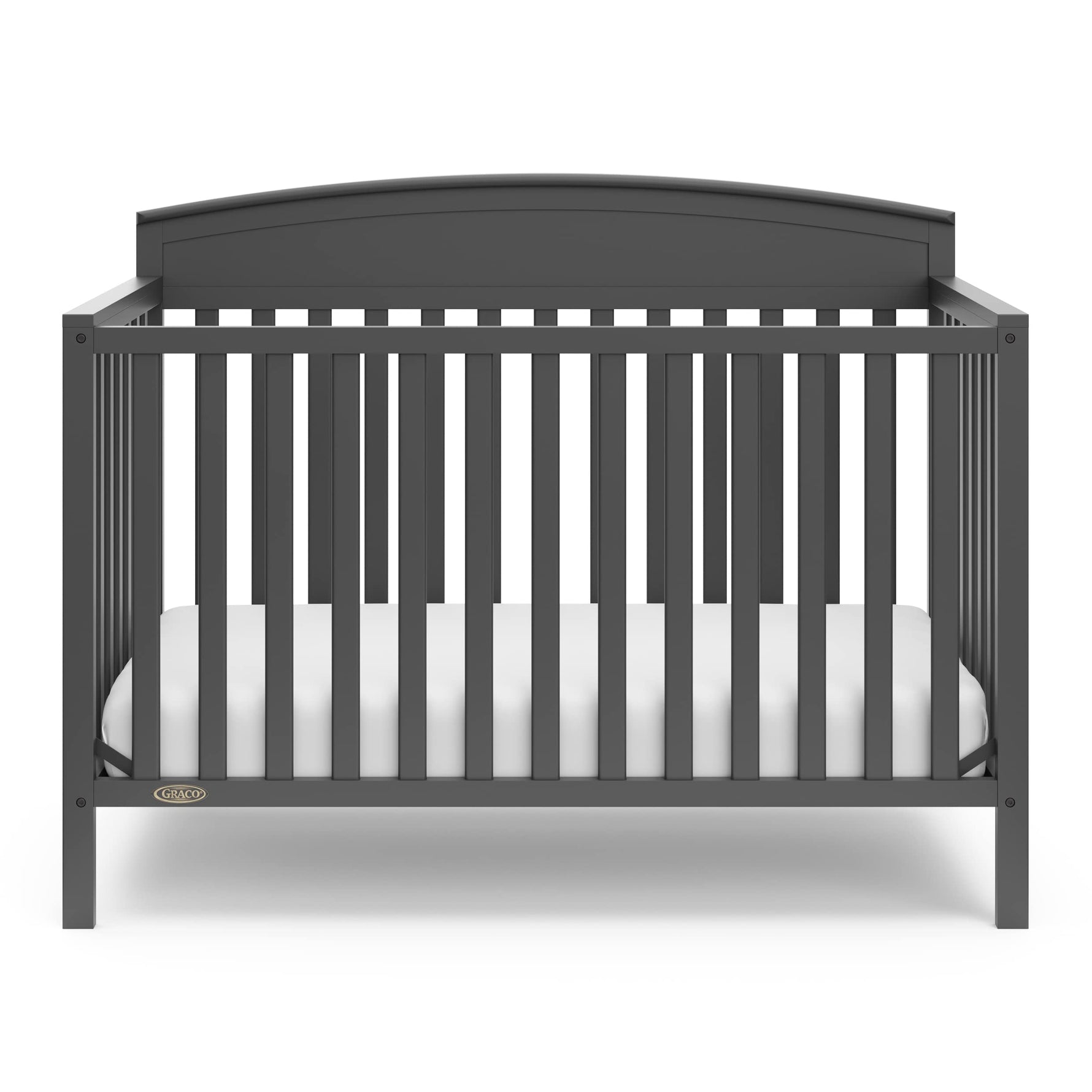 Graco Benton 5-in-1 Convertible Crib – GREENGUARD Gold Certified, Converts from Baby Crib to Toddler Bed, Daybed and Full-Size Bed, Fits Standard Full-Size Crib Mattress (White)
