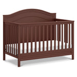 Davinci Charlie 4-in-1 Convertible Crib - GREENGUARD Gold Certified - Converts from Baby Crib to Toddler Bed, Daybed, and Full-Size Bed Effortlessly - 4 Adjustable Heights - Wooden White Baby Bed