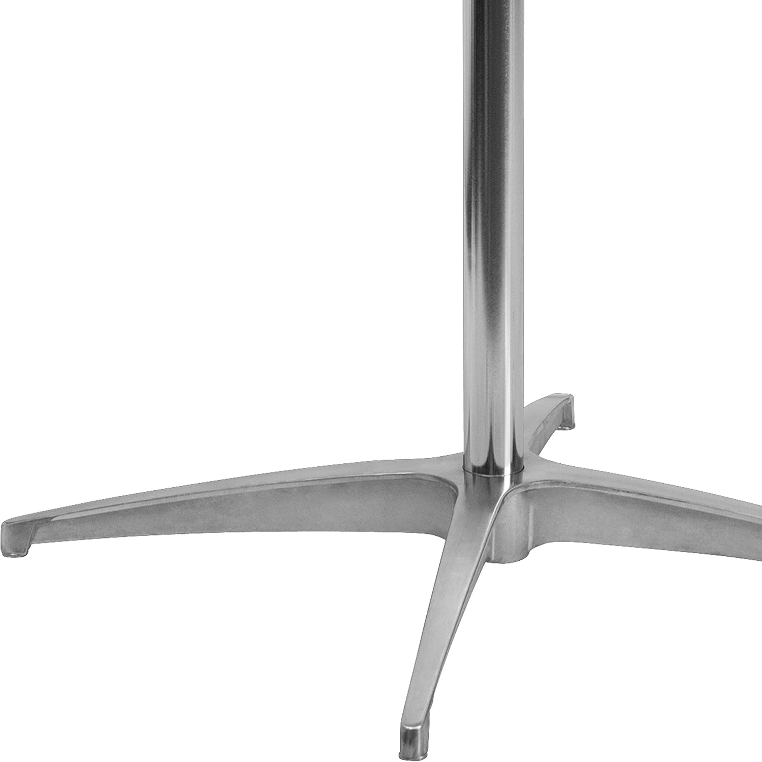 Flash Furniture Lars 30" Round Cocktail Table with 30" and 42" Columns, Adjustable Standard or Bar Height Round Table for Events or Home Use, Natural