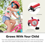 Schwinn Koen Bike, 16 Inch Bike for Kids Ages 3-7, SmartStart Ergonomic Design for Kids, Adjustable Seat Grows with your Child, Rear Coaster Brake and Front Caliper Brake, Training Bicycle