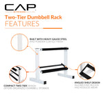 Cap Barbell Two Tier Dumbbell Rack