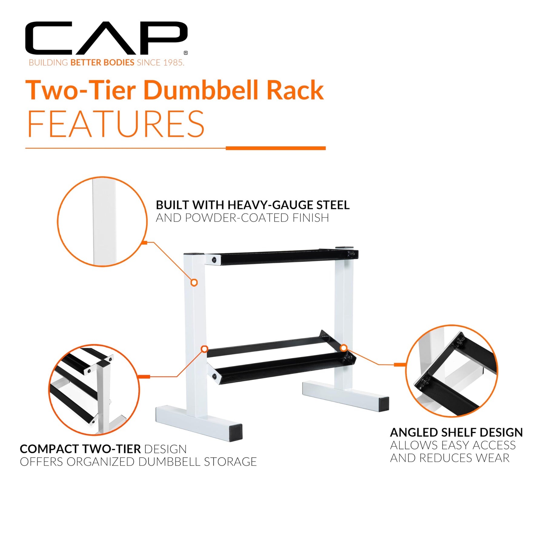 Cap Barbell Two Tier Dumbbell Rack