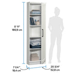 Sauder Homeplus Corner Cabinet, Dakota Oak Finish