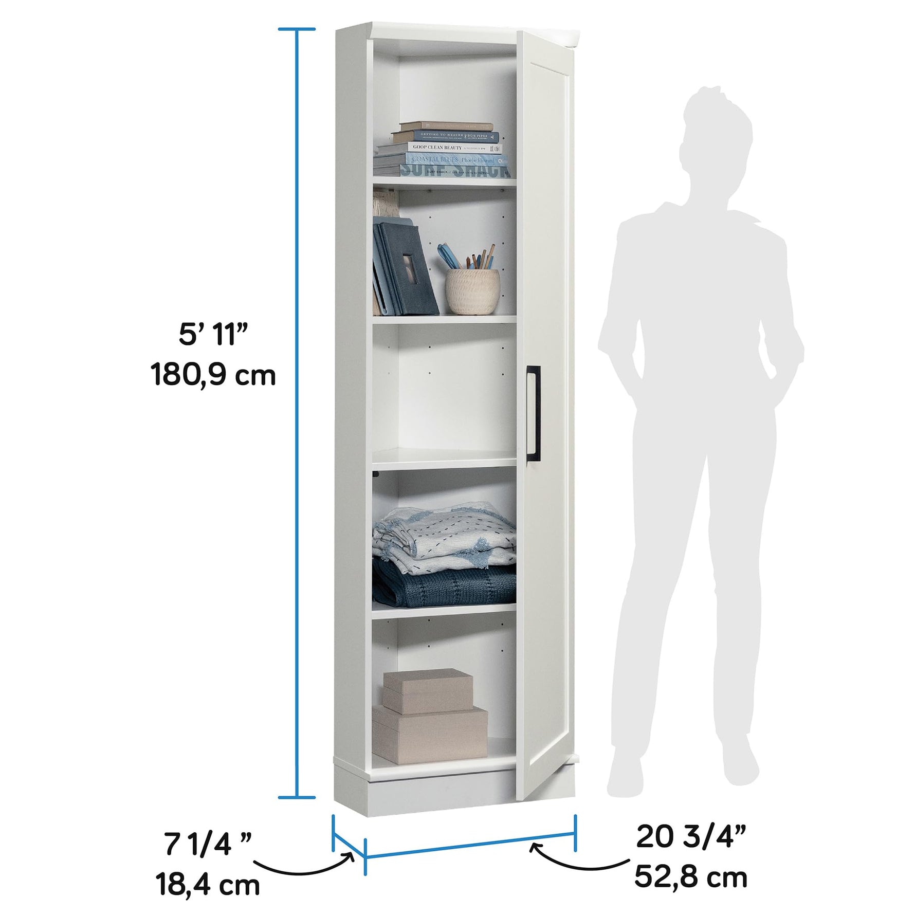Sauder Homeplus Corner Cabinet, Dakota Oak Finish
