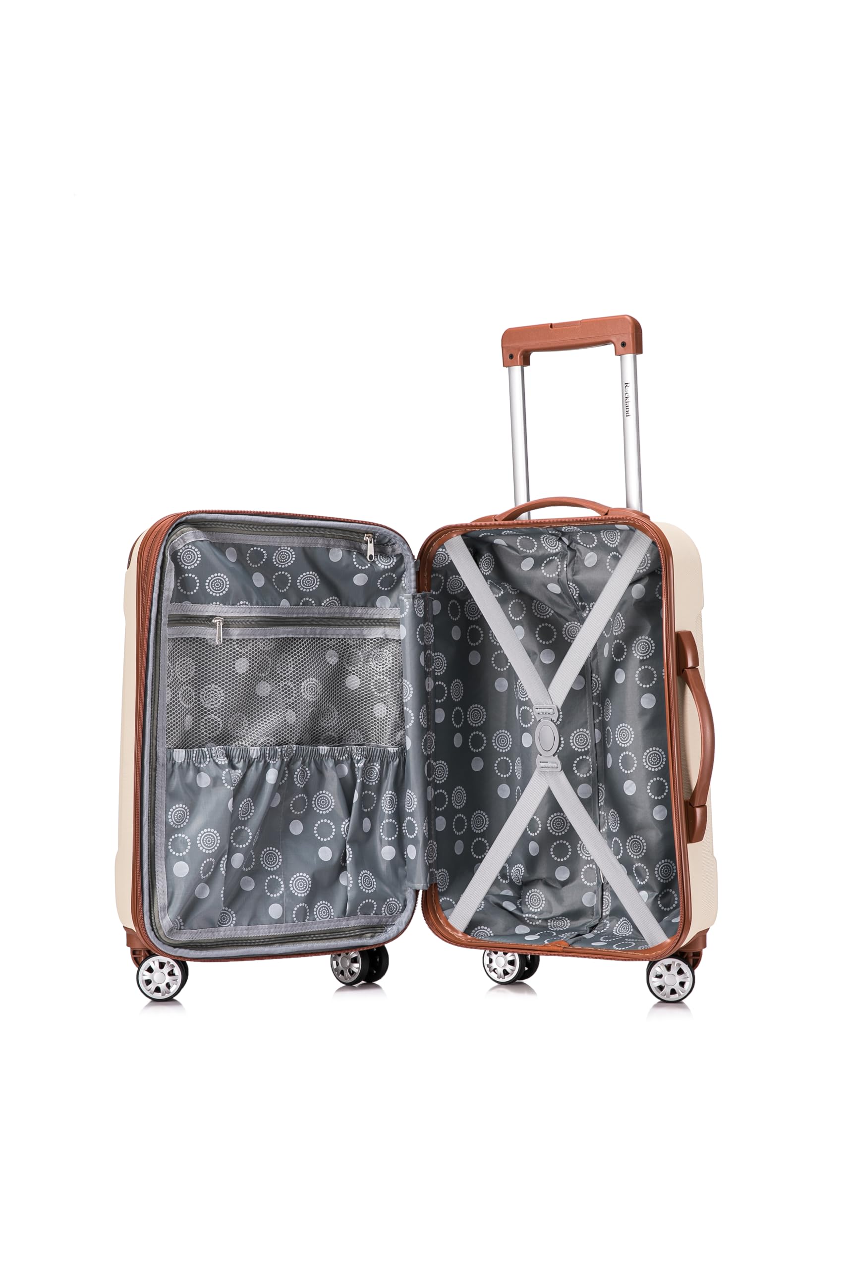 Rockland London Hardside Spinner Wheel Luggage, Carry-On 20", Mint