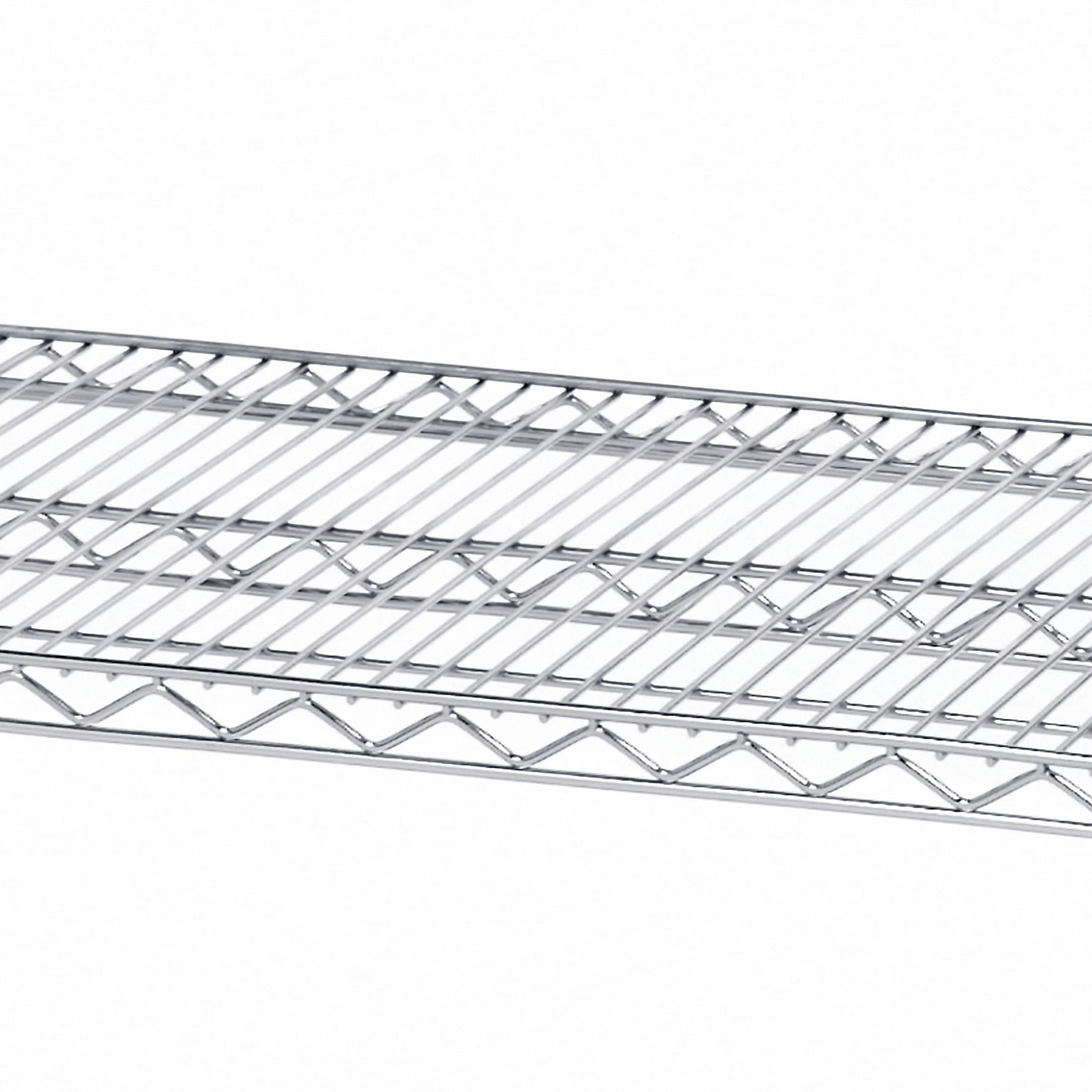 UltraDurable 5-Tier NSF Steel Wire Shelving, 48"W x 24"D x 76"H, Black | Heavy-duty commercial-grade solid steel wire storage rack featuring 800 pounds per shelf weight capacity