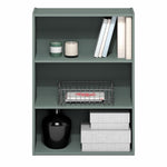 Furinno PASIR Book Shelf, 3-Tier Bookshelf, Storage Shelves Bookcase, 9.7 x 23.7 x 31.5, for Living Room, Bedroom, Home Office, Plain White