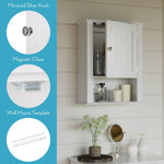 RiverRidge Ashland Single Door Wall, Gray Cabinet,Grey