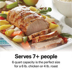 Hamilton Beach 33662 Programmable Slow Cooker with 6 Quart Stovetop-Safe Sear & Cook Crock, Silver