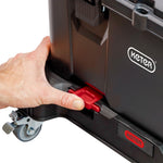 Keter Stack-n-Roll 3-Piece Rolling Tool Storage System – Includes Dolly, Tool Box & Deep Power Tool Case | Modular Mobile Tool Organizer | Stackable Design for Garage, Jobsite & Workshop
