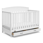 Graco Benton 5-in-1 Convertible Crib – GREENGUARD Gold Certified, Converts from Baby Crib to Toddler Bed, Daybed and Full-Size Bed, Fits Standard Full-Size Crib Mattress (White)