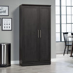 Sauder HomePlus Kitchen Storage Pantry Cabinet with Swing Door Storage and Adjustable Shelves, in Soft White finish