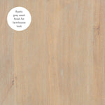 Linon Natural Barstool with Round Seat, 24-Inch