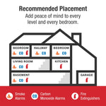 First Alert SM500V, Interconnect Battery-Operated Smoke Alarm with Voice Alerts, 1-Pack