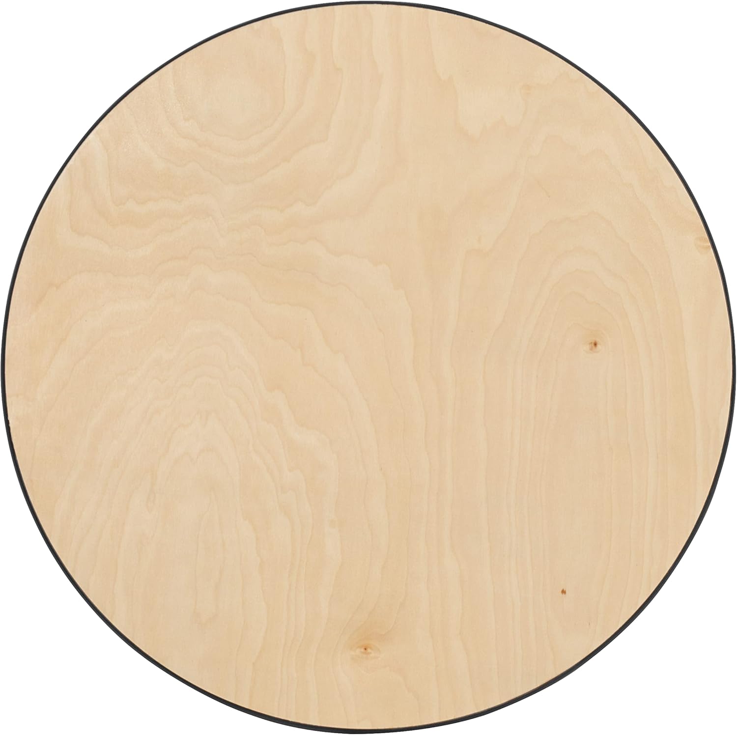 Flash Furniture Lars 30" Round Cocktail Table with 30" and 42" Columns, Adjustable Standard or Bar Height Round Table for Events or Home Use, Natural