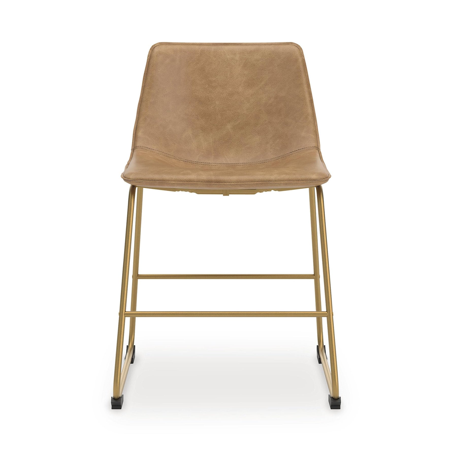 Signature Design by Ashley Mid Century Centiar 18.75" Dining Bucket Chair, 2 Count, Black and Brown