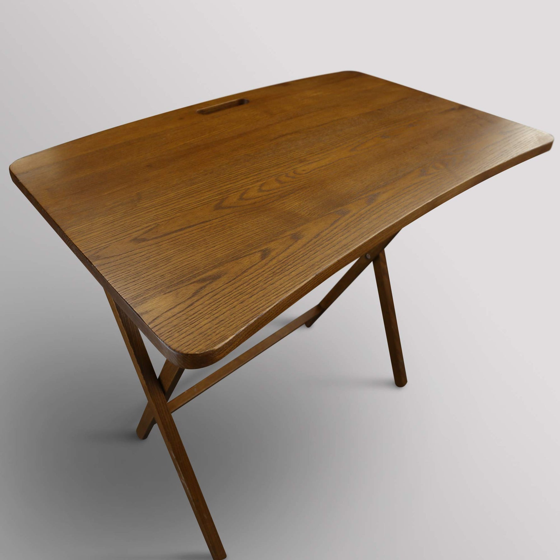 Presto Products Company American Trails Arizona Folding Table with Solid Red Oak,Warm Brown