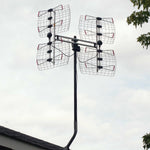 Antennas Direct 8-Element Bowtie UHF Outdoor HDTV Antenna, Multi-Directional, 70+ Mile Range, 4K 8K UHD NEXTGEN TV – w/All-Weather Mounting Hardware