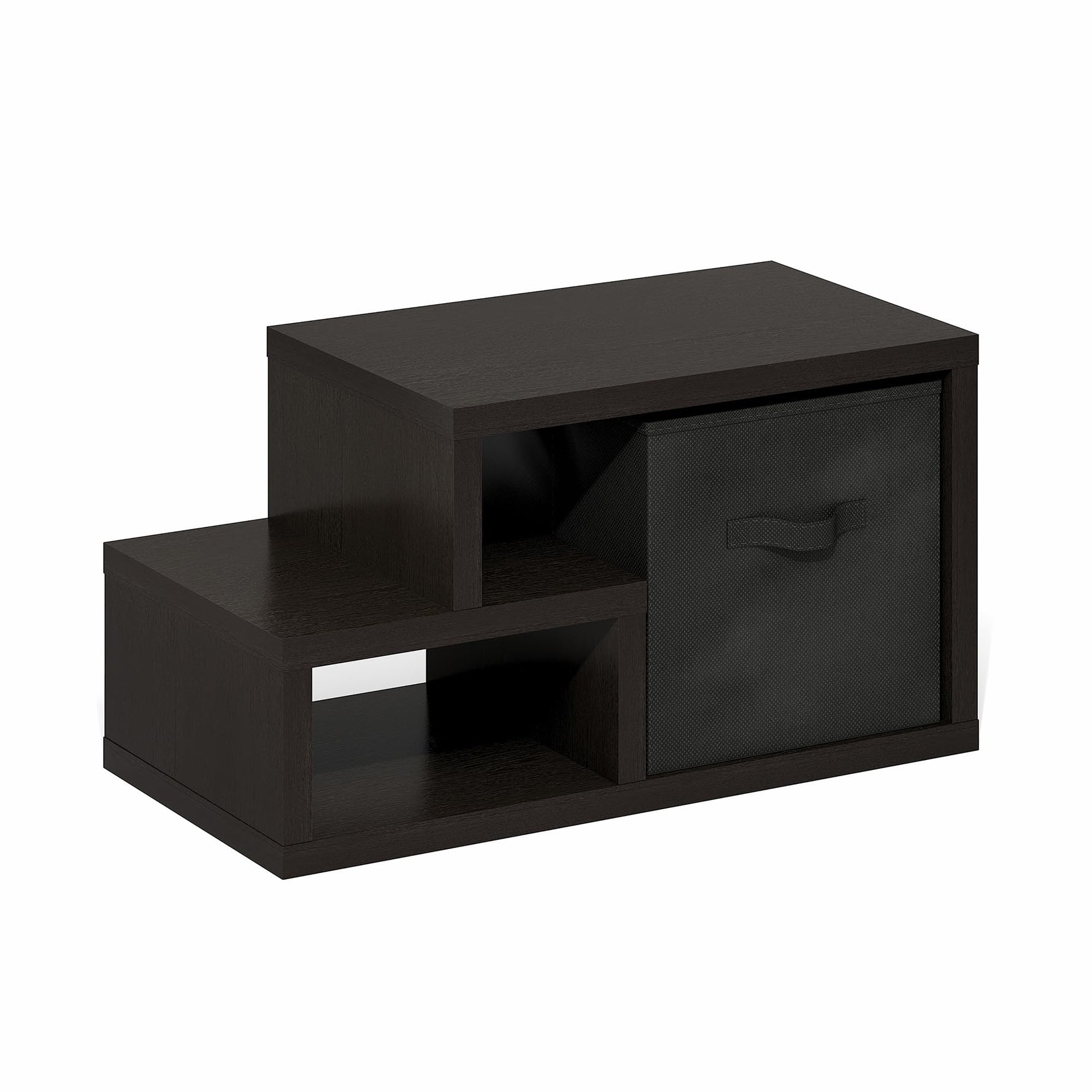 Furinno CLASSIC Coffee Table, Modern Rectangle Coffee Table with 1.8" Triple Thick Tabletop, Side Table, Toolless Assembly, for Living Room, Home Office, Black