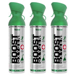 Boost Oxygen Large Natural 10 Liter Canister | Respiratory Support for Aerobic Recovery, Altitude, Performance and Health (3 Pack)