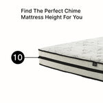 Signature Design by Ashley Chime 12 Inch Hybrid Full Mattress, Memory Foam with Lumbar Support, High-Density Foam & Pocketed Coils for Comfort & Back Support, Mattresses in a Box, Full Size