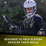 STX Lacrosse Stallion 200 A/M Boys Complete Stick , Black