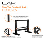 Cap Barbell Two Tier Dumbbell Rack